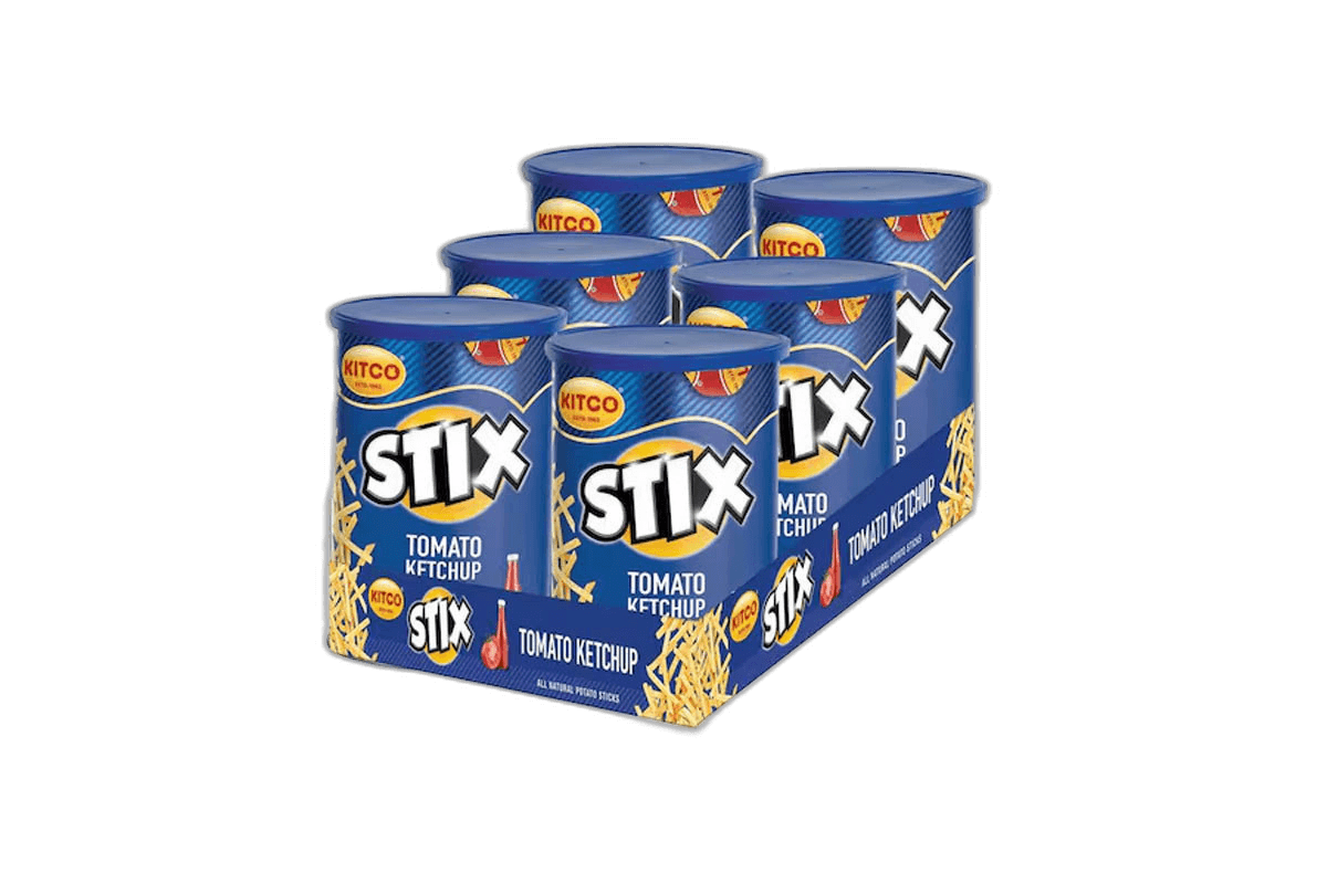 Kitco Potato Stix Tomato Ketchup 6 x 45 g