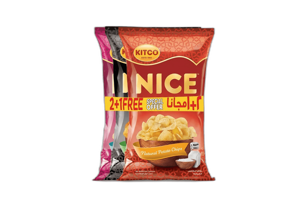 Nice Potato Chips Assorted, 110g 3 pcs