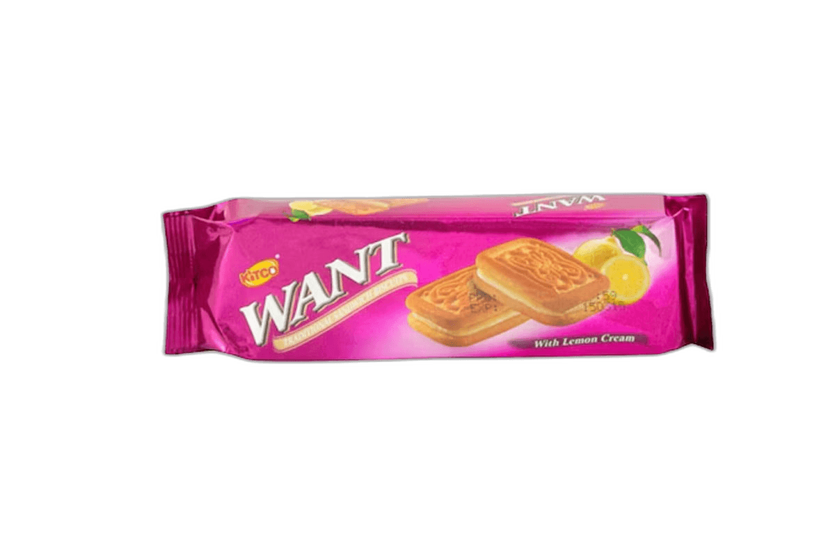 Kitco Want Biscuit Lemon 90 g