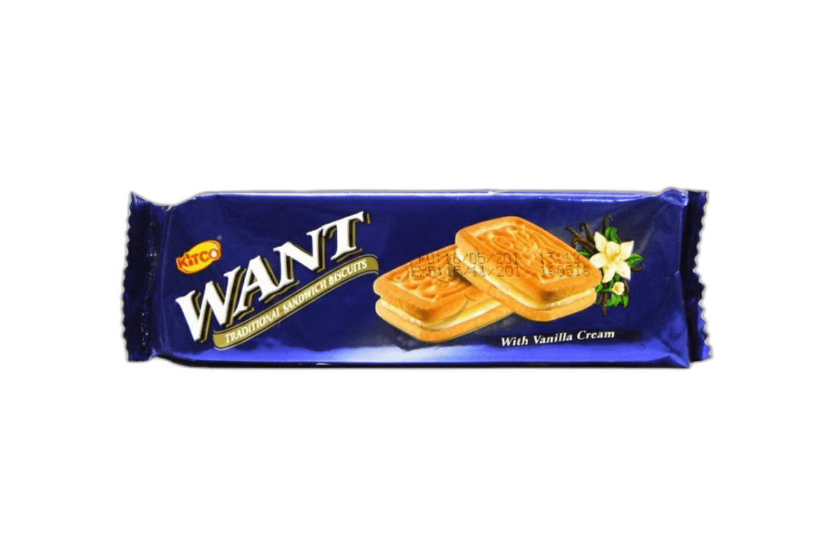 Kitco Want Biscuit Vanilla 90 g