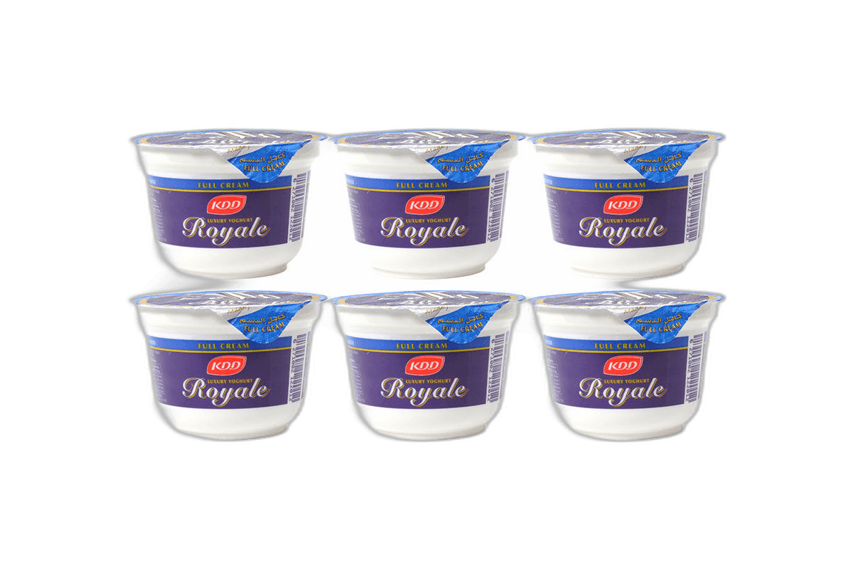 Kdd Royal Yoghurt 6 x 180 g