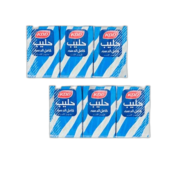 Kdd Long Life Full Cream Milk 6 x 250 ml