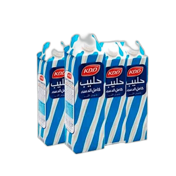 Kdd Long Life Half Cream Milk 1l*4 Pack