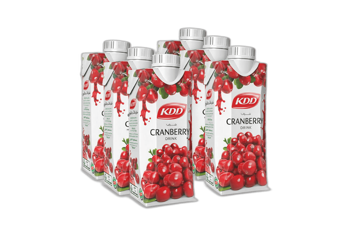 Kdd Cranberry Juice 6 x 250 ml