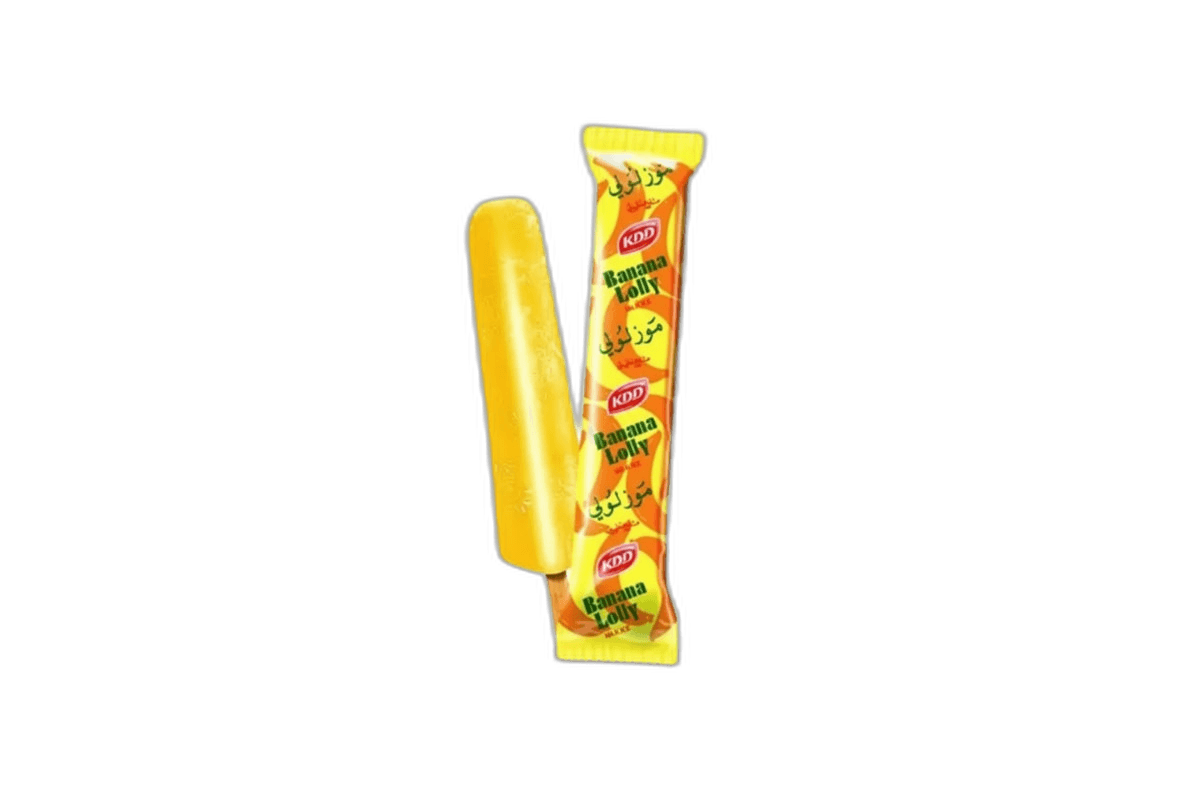 KDD Banana Lolly Ice Cream Stick, 62.5g