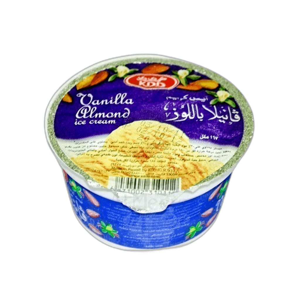 Kdd Cup Ice Cream Vanilla Almond 167 ml