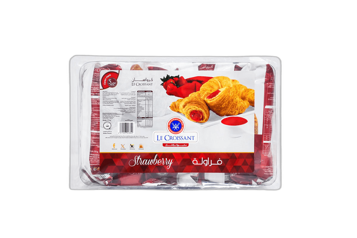 Kfm LE Croissant Strawberry 375 g