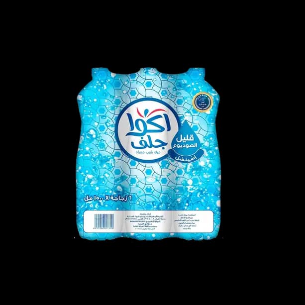 Aqua Gulf Low Sodium Drinking Water 6 x, 1.5L