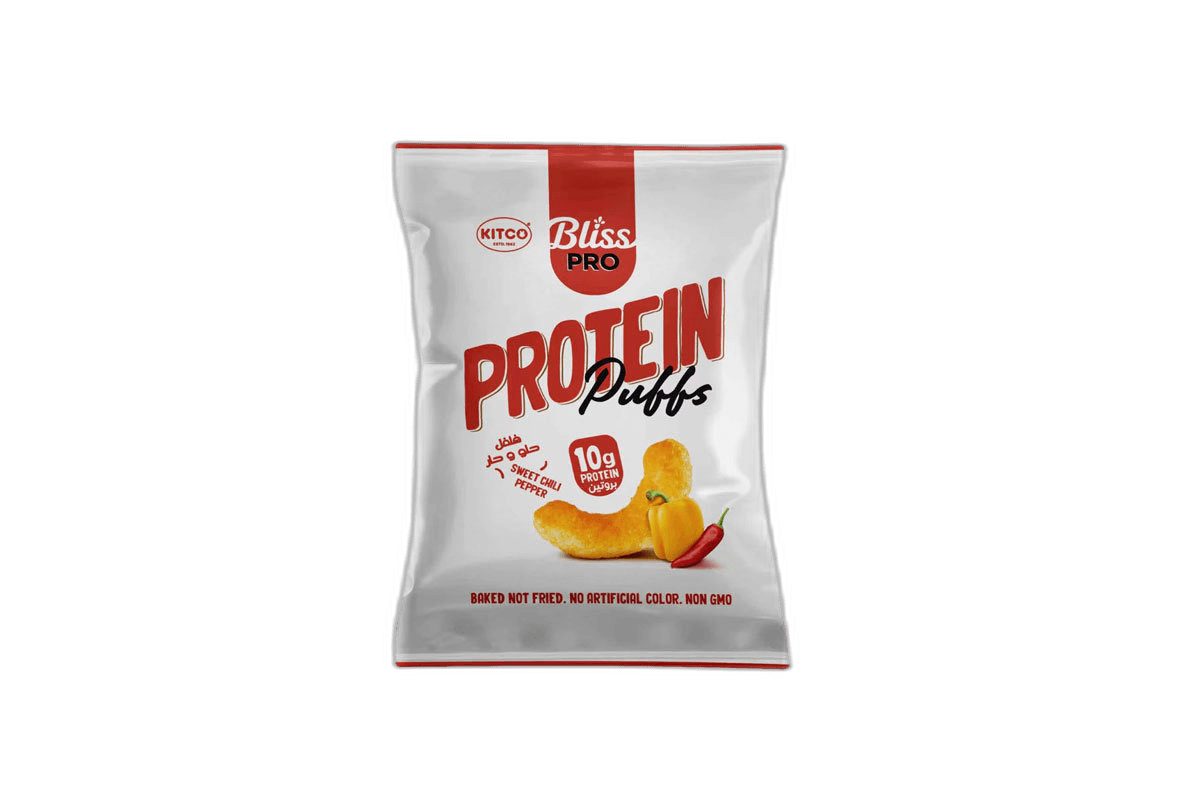 Kitco Bliss Protien Puffs Sweet Chili Pepper 50 g