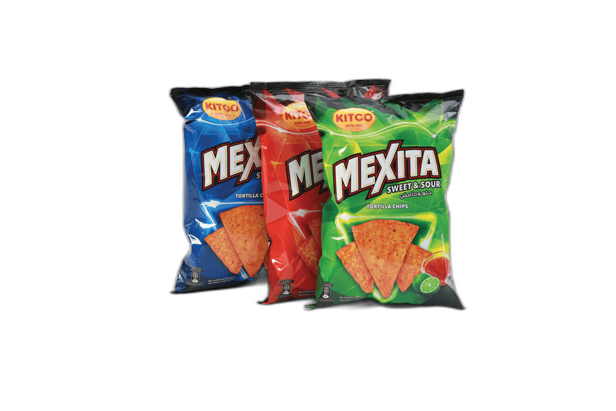 Mexita Tortilla Chips Assorted 180 g 3 pcs
