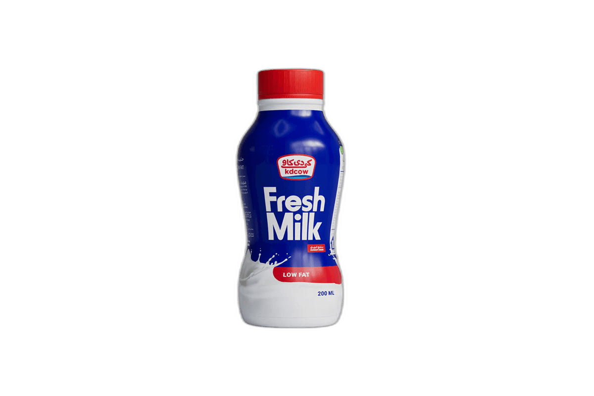 KD Cow Fresh Milk Low Fat 200 ml
