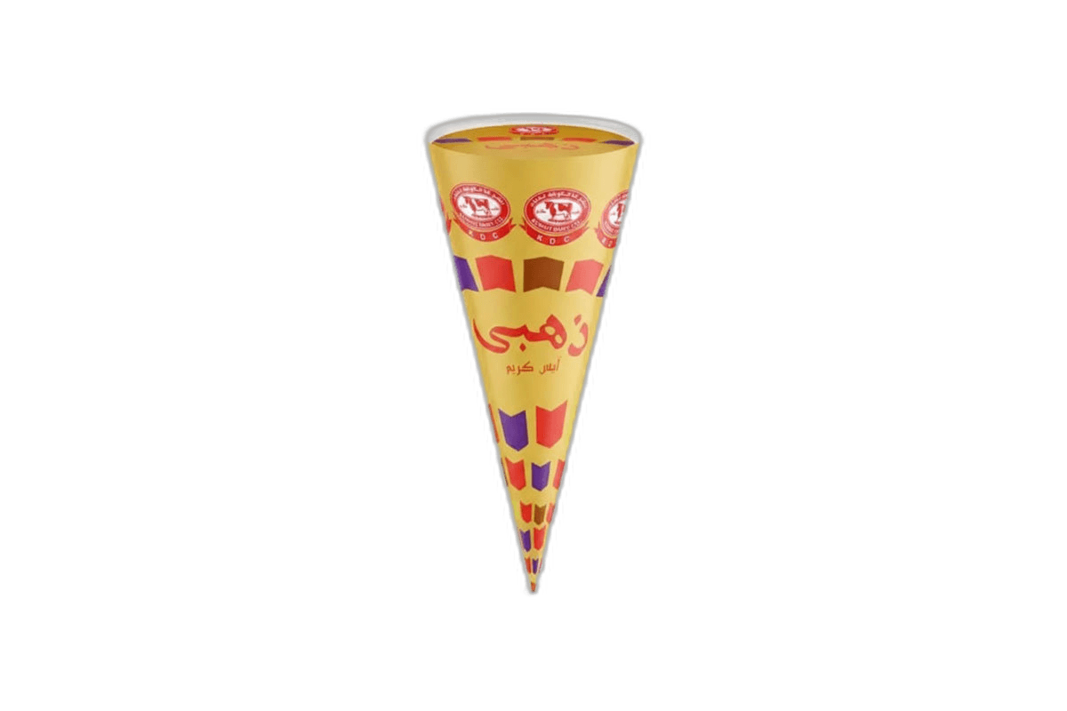 Kdcow Vanilla Ice Cream Cone, 120ml