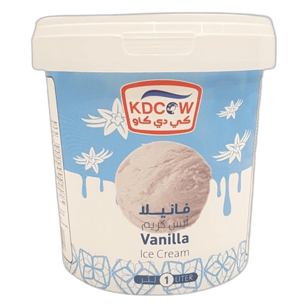 Kdcow Vanilla Ice Cream, 1L
