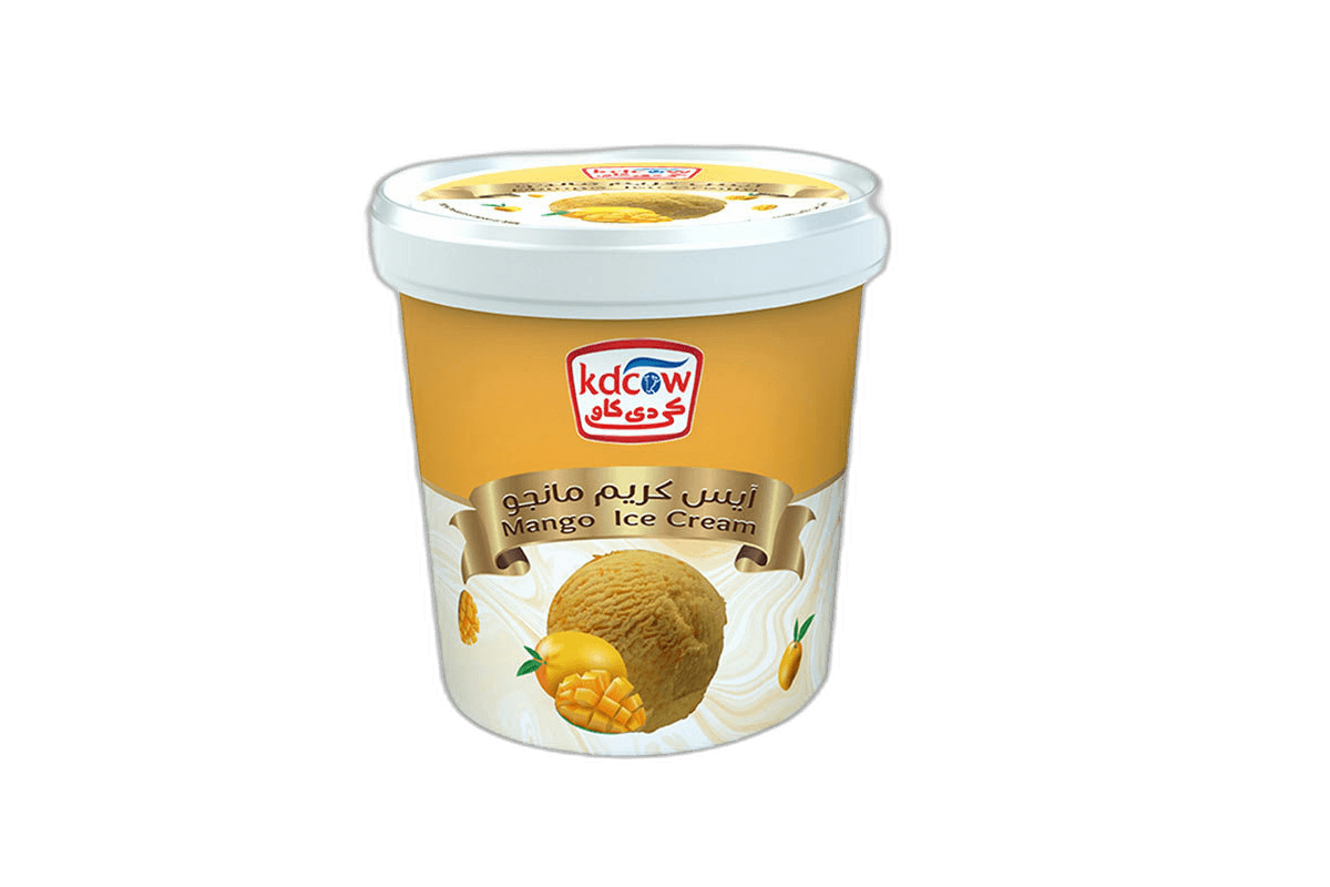 Kdcow Mango Ice Cream, 1L