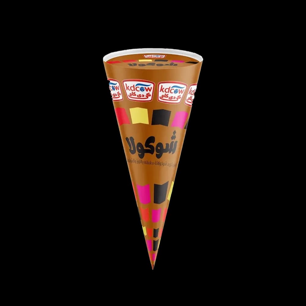 KD Cow Mix Cone Ice Cream, 1201ml