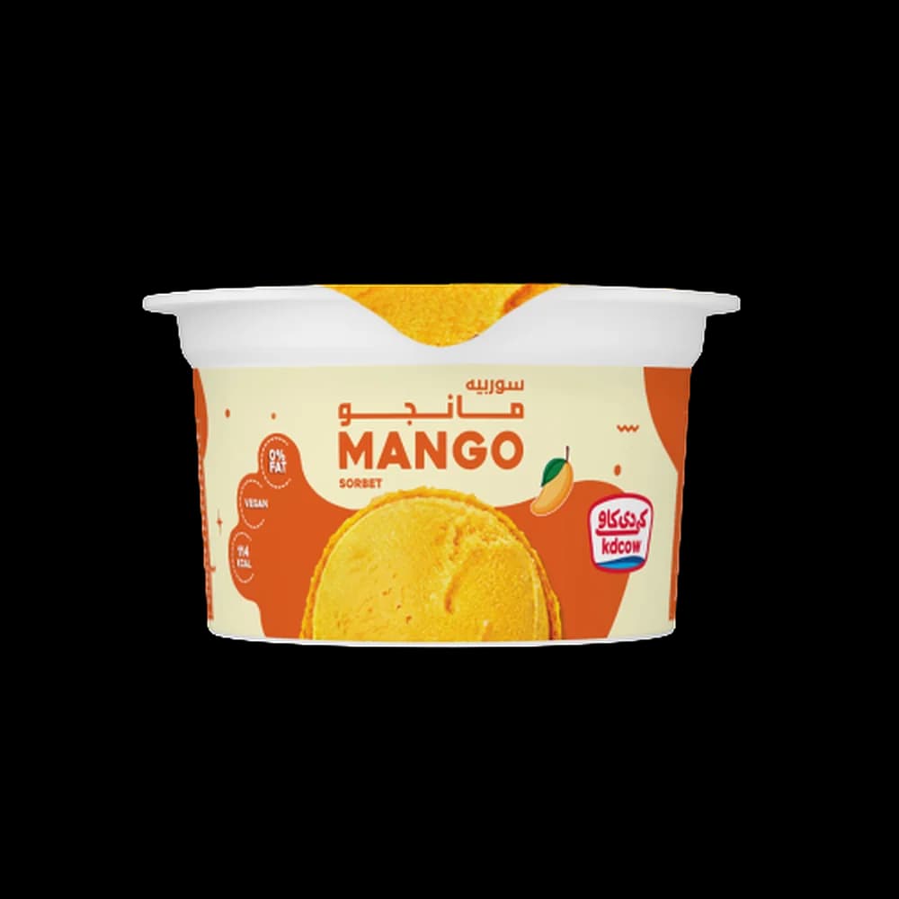 KD Cow Sorbet Mango Cup, 135ml