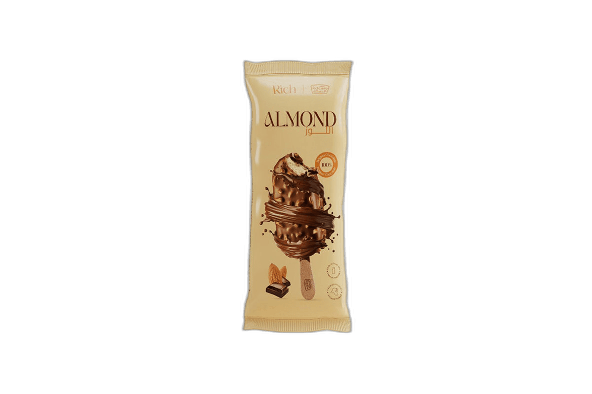Kdcow Rich Ice Cream Almonds, 100ml