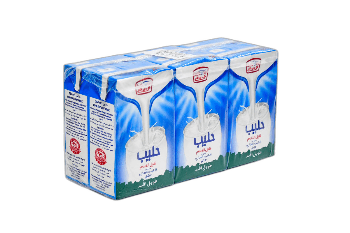 Kdc Low Fat Milk 6 x 250 ml