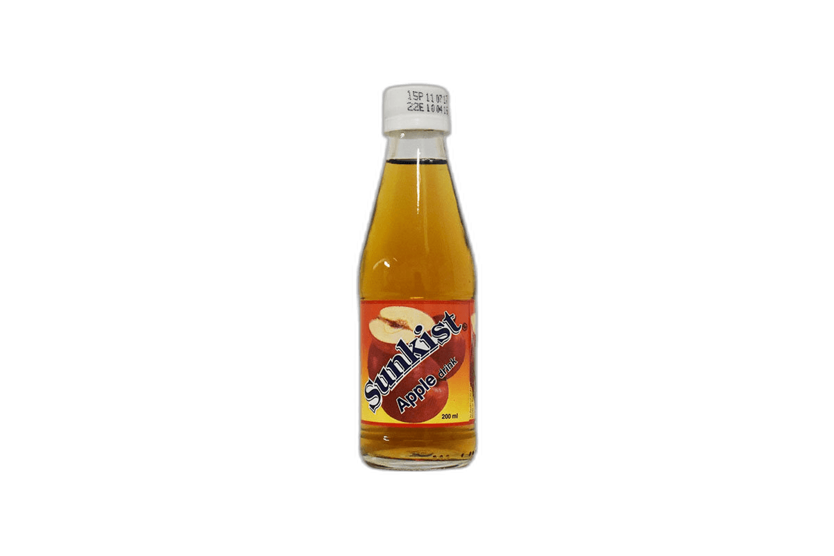 Sunkist Apple Juice Bottle, 200ml