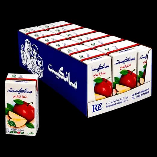 Sunkist Apple Juice, 250ml