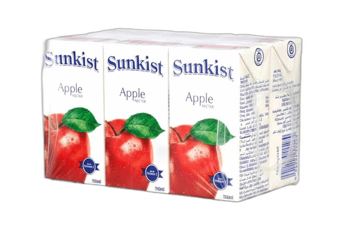 Sunkist Apple Juice 6 x 250 ml