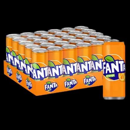 Fanta Orange Sleek Can 30 x, 250ml