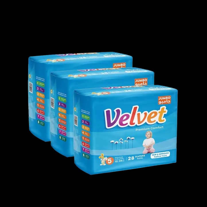 Velvet Comfort 5 Maxi Plus 12-, 25kg 3 Pack