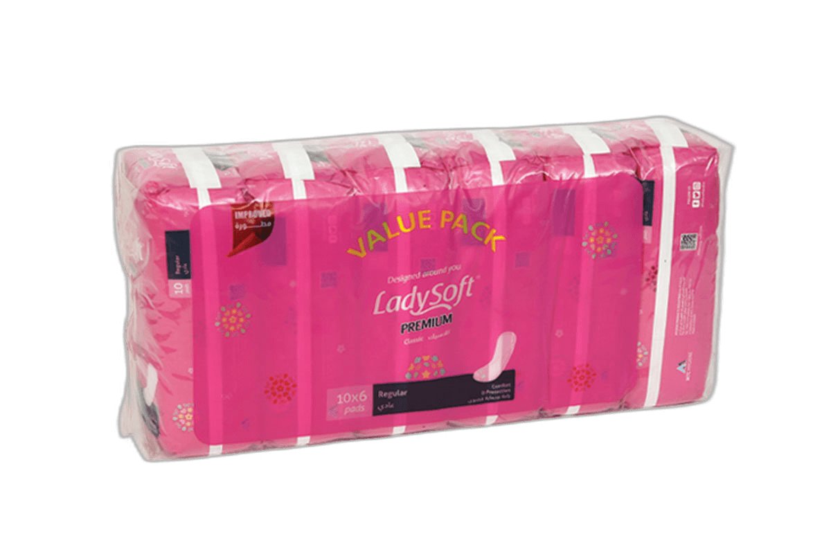 Ladysoft Regular 6 x 10 pcs