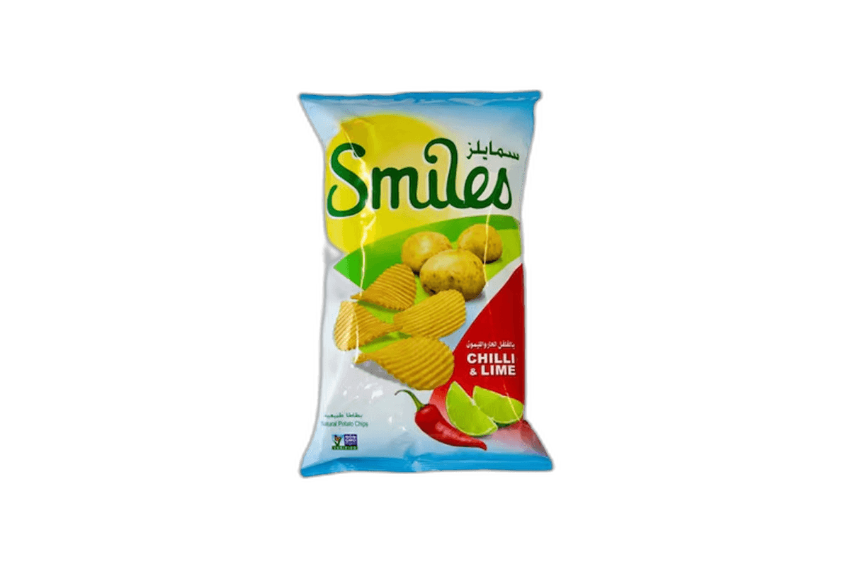 Fico Smiles Chilli and Lime Chips 170 g