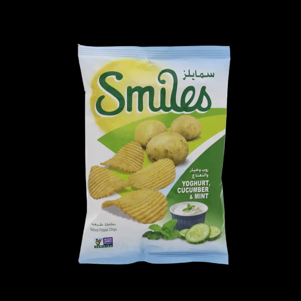 Fico Smiles Yoghurt Cucumber Mint Chips, 27g