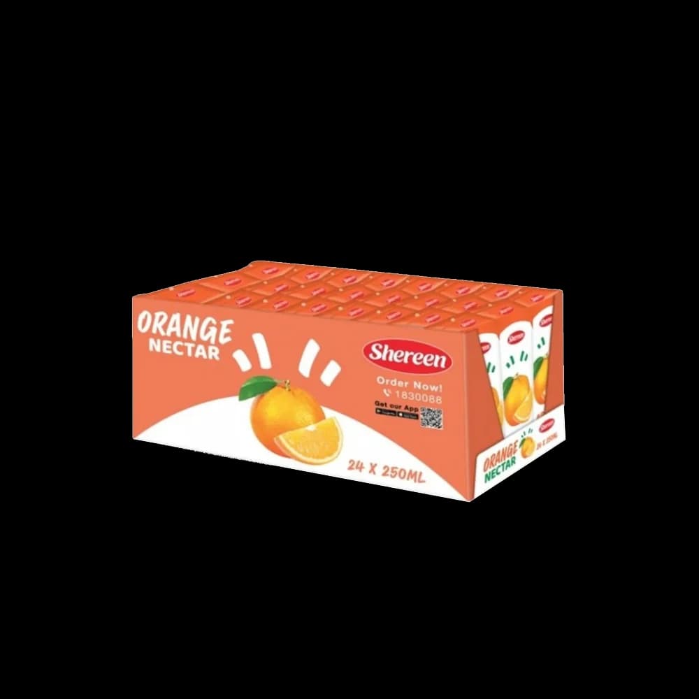 Shereen Orange Juice 24 x, 250ml