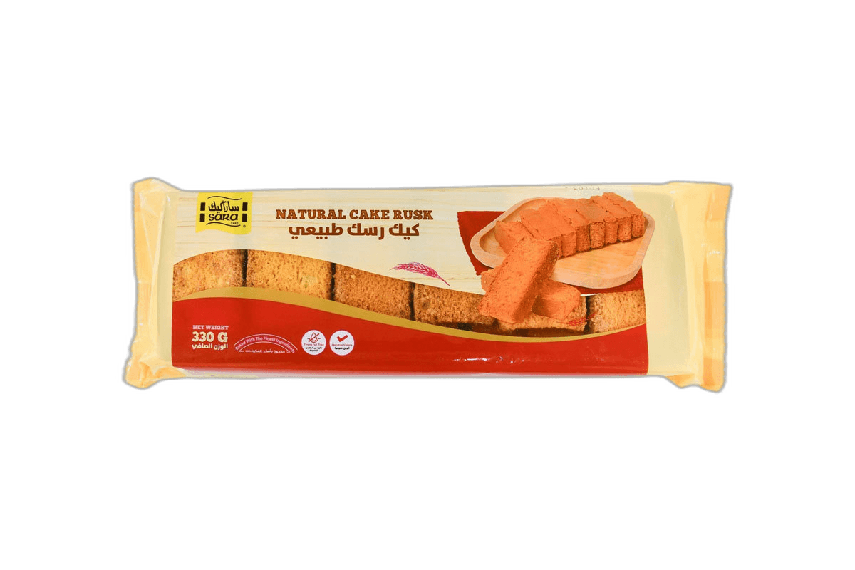 Sara Natural Cake Rusk, 330g