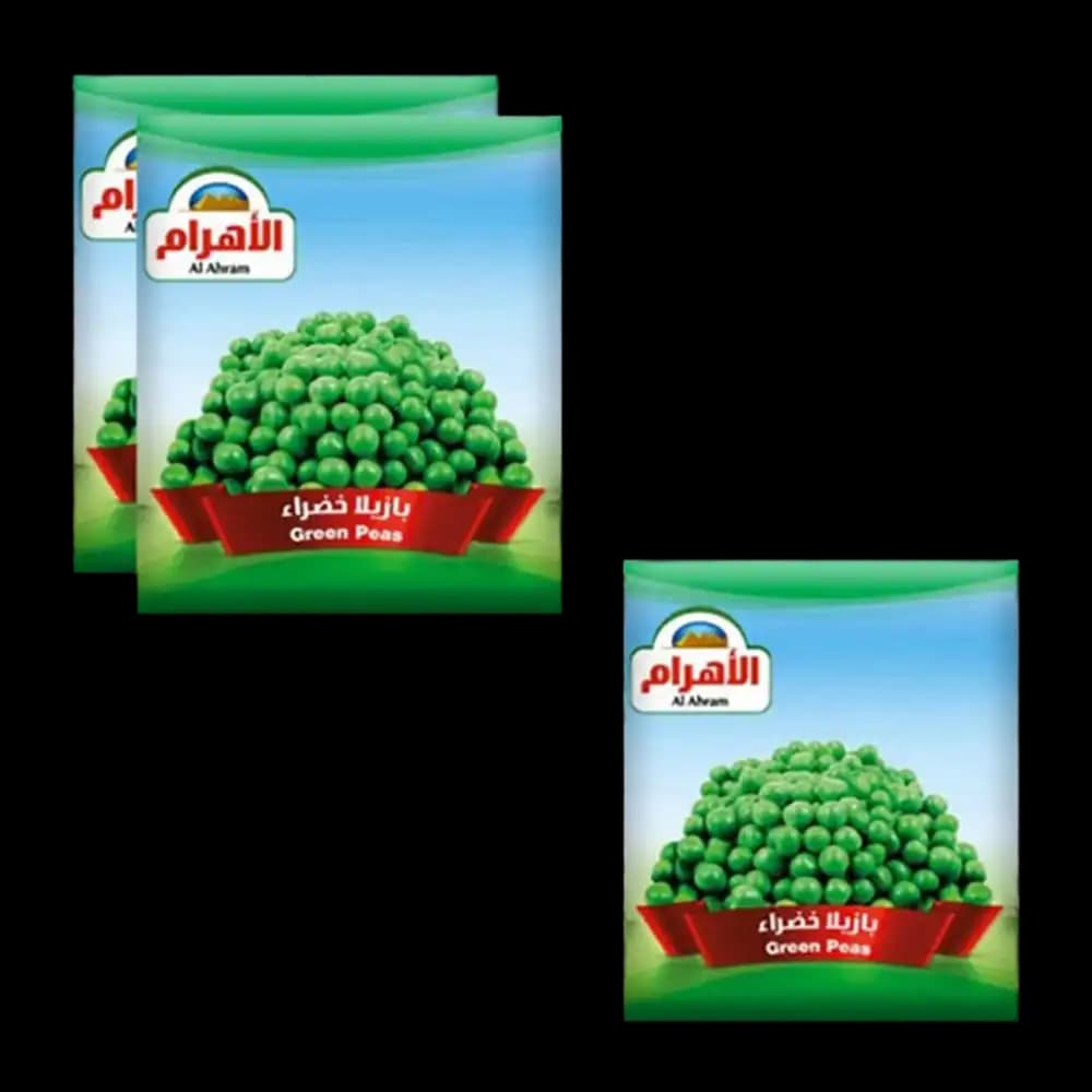 Al Ahram Frozen Green Peas 3 x 400g