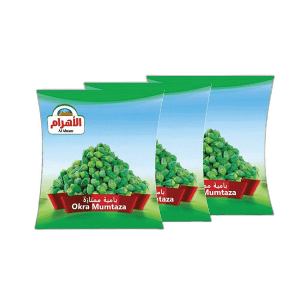 Al Ahram Frozen Okra Mumtaza 3 x, 400g