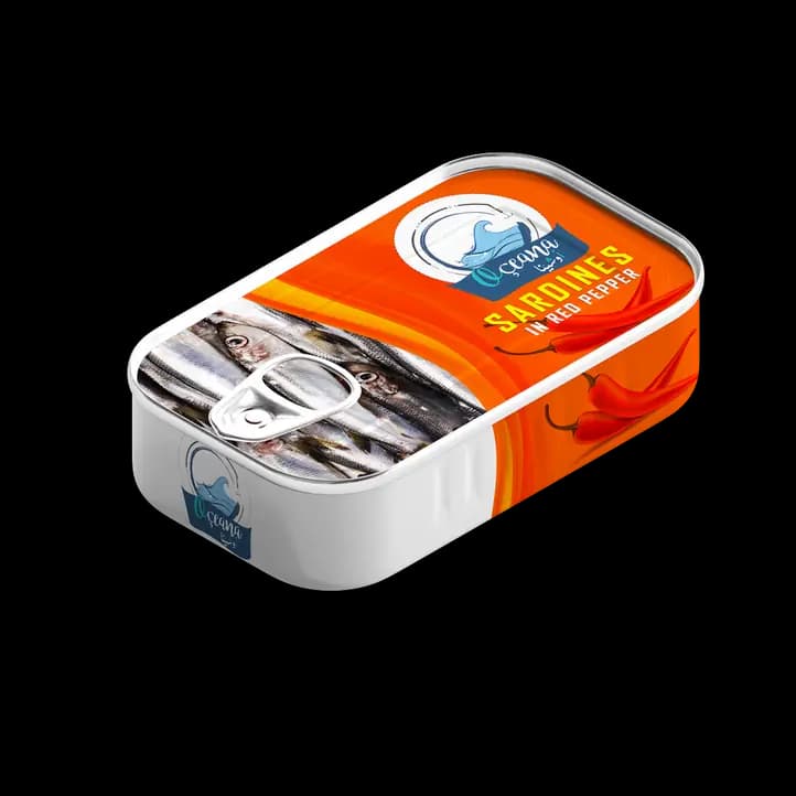 Oceana Sardine with Red Chili, 125g