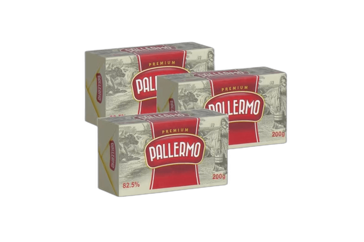Pallermo Unsalted Butter 3 x 200 g