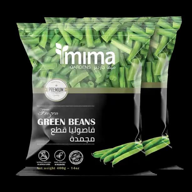 Mima Gardens Frozen Green Beans 2 x, 400g