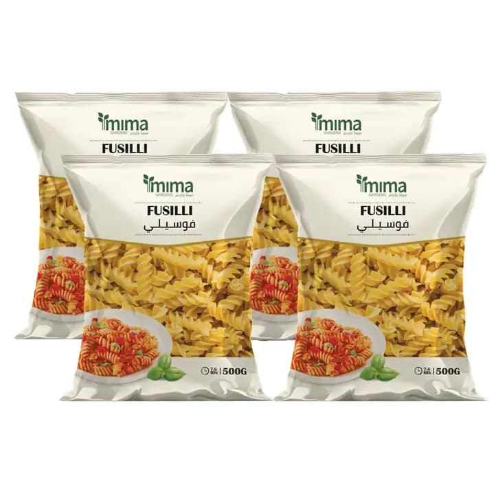 Mima Gardens Fusulli Pasta, 500g x 4