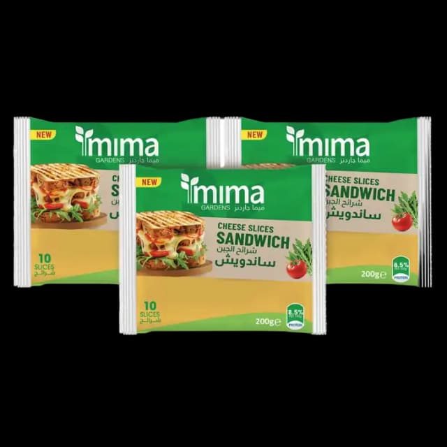 Mima Gardens Sandwich Cheese Slices 3x200g