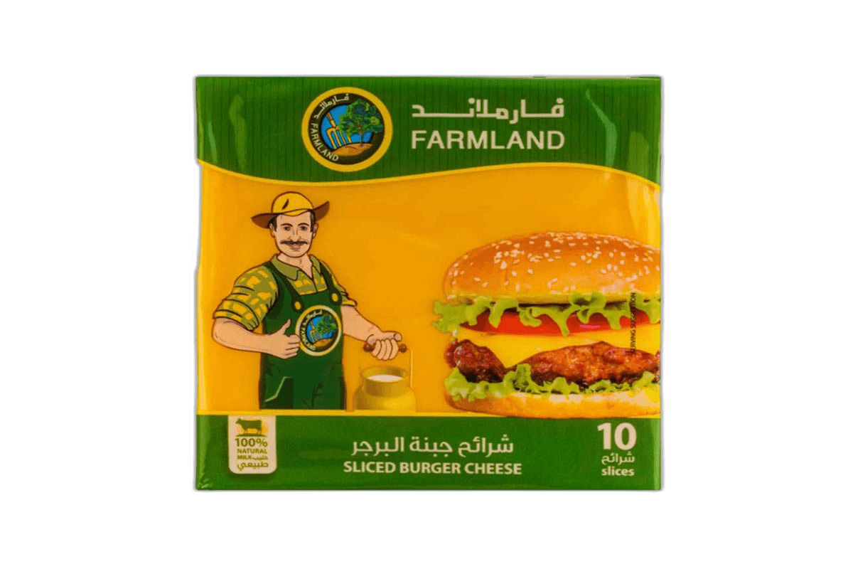 Farmland Sliced Burger Cheese, 200g