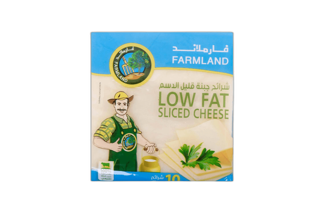 Farmland Light Sliced Cheese, 200g