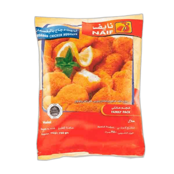Naif Family Size Breaded Chicken Nuggets, 750g