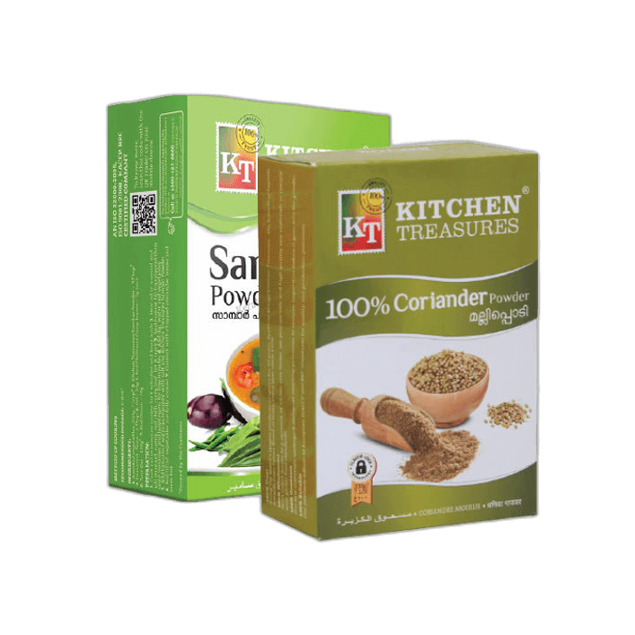 Kitchen Treasures Sambar Powder, 160g + Tamarind 200g