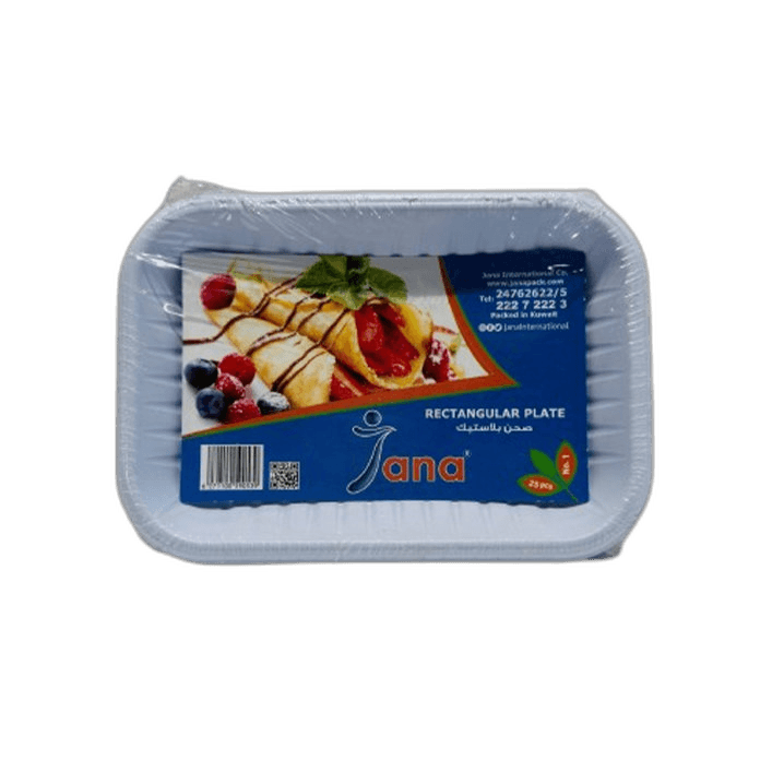 Jana Rectangle Plate 25 Pack No.1