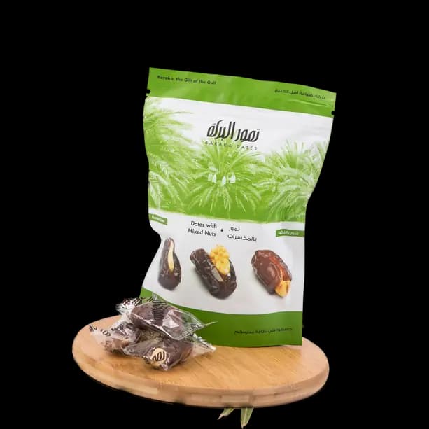 Al-Baraka Dates Nuts, 125g S Packed