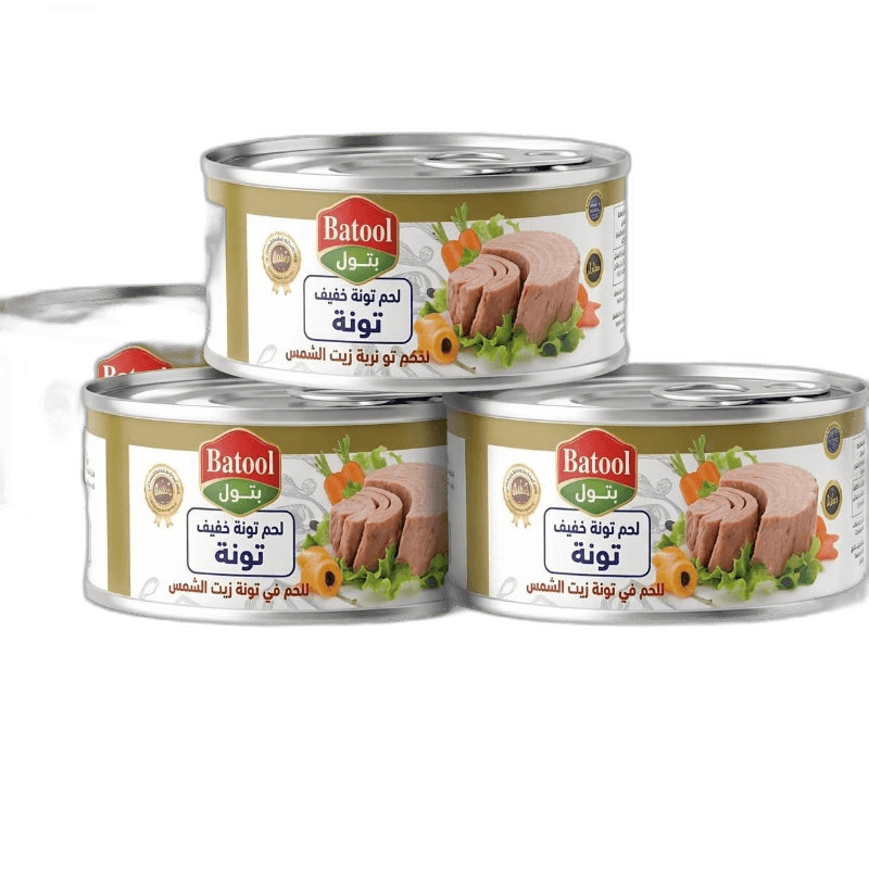 Batool Light Meat Tuna Sunflower Oil 4 x 160 g