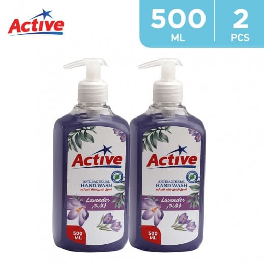 Active Antibacterial. Hand Wash Aloe Vera 2 x 500 ml