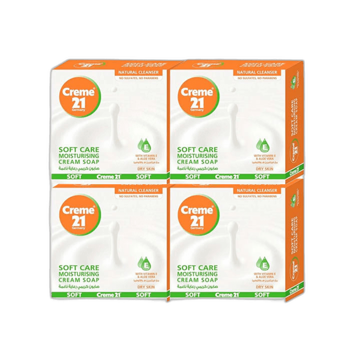 Creme 21 Cremey Soft Care Soap 4 x 125 g