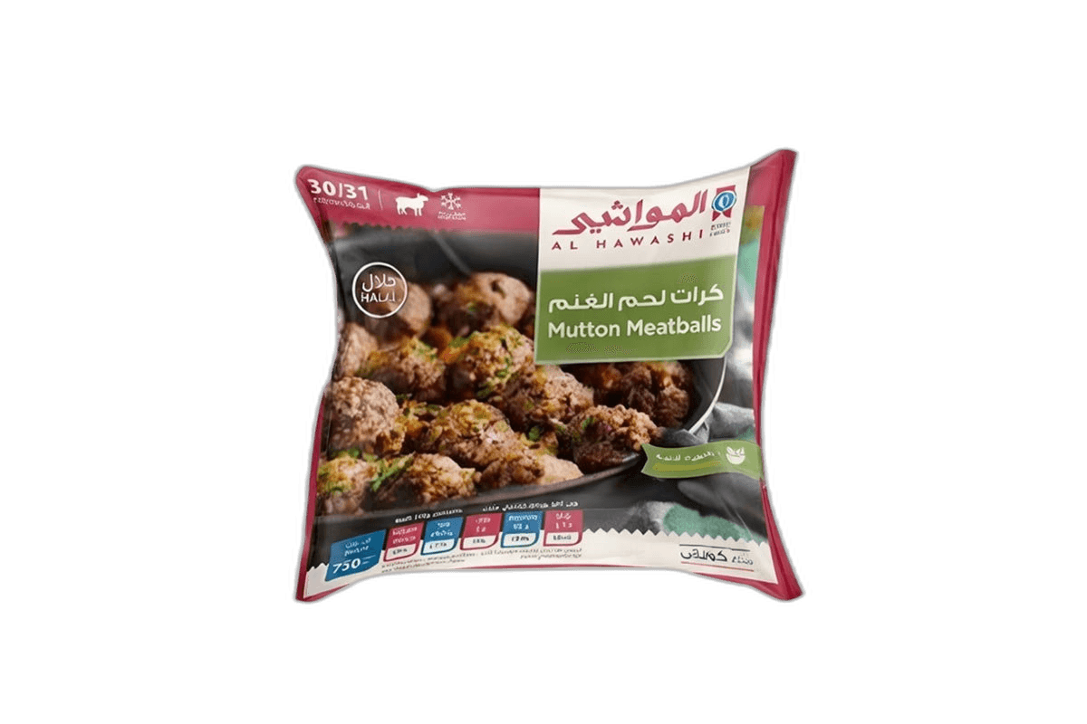 Al Mawashi Mutton Meatballs WT Arabic Spcs 750 g