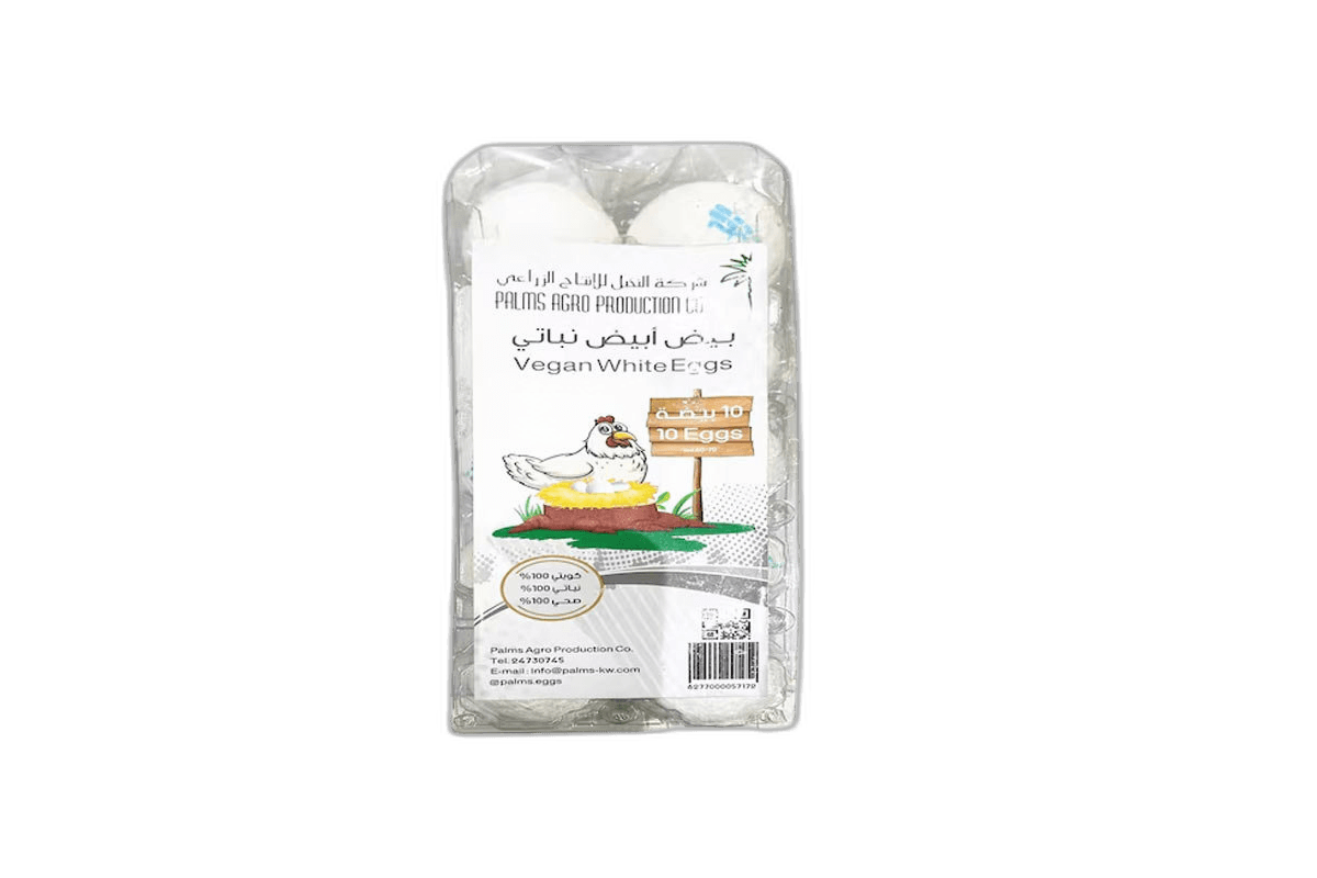 Palms Agro White Vegan Egg Plastic Tray 60/70 10